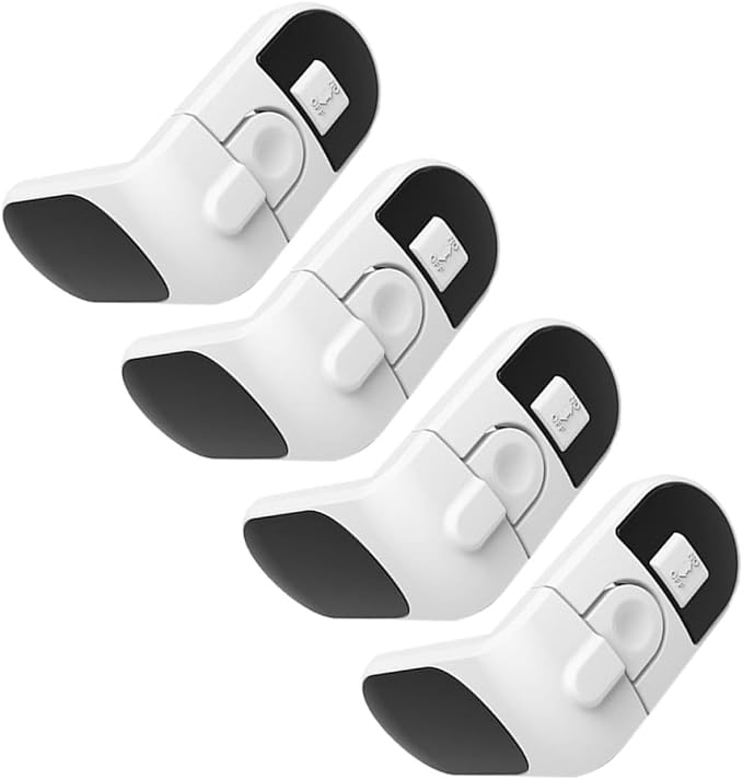 FAVOMOTO 16pcs Multi-functional Cupboard Locks for Cabinets Drawers and Refrigerators Easy One- Keep Boys and Girls Safe from Clamping Fingers