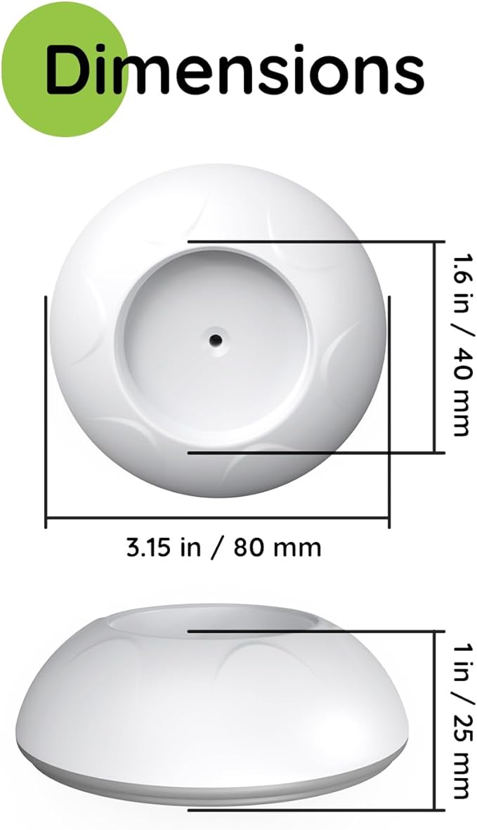 Baby Gate Wall Protector, Wall Cups for Child Pressure Mounted Stair Safety Gate, Protect Walls & Doorways from Pet & Dog Gates - 4 Pack - White
