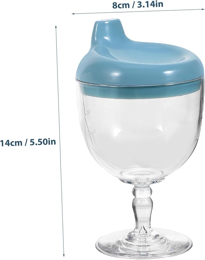 2pcs Boy Girl Training Cup Detachable Water Goblets for Boys and Girls Multi-function Sippy Cups Blue and White Unbreakable Design for Easy Drinking and Learning