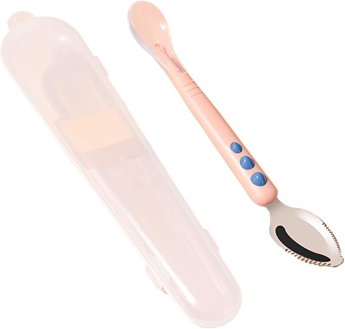 Lightweight Mud Silicone Puree Scrapping Spoons Scraping Practical Fruit Scraper Food Fruits 20.5cm/8-inch Length Gift Small Silicone Spoons for Eating