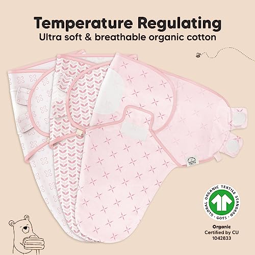 KeaBabies 5-Pack Burp Cloths for Boys, Girls and Baby Swaddle Sleep Sacks - Burping Clothes for Infant, Wearable Sleep Sack Blanket