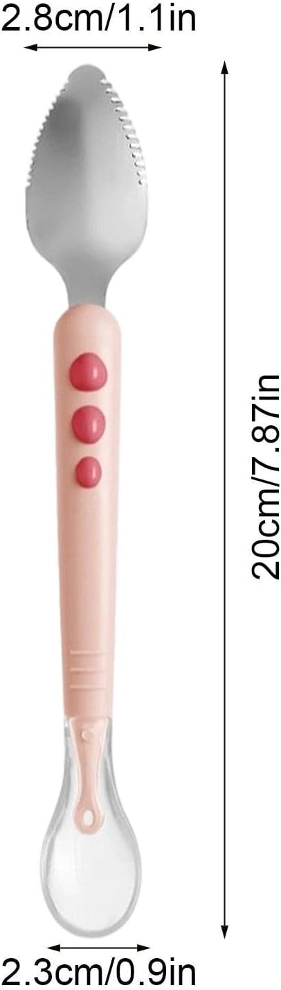 Kids spoons comfort grip kitchen gadgets, Kitchen spoons kids utensils for fruit puree food ice cream home apartment school restaurant travel camping picnic, Durable practical accessory