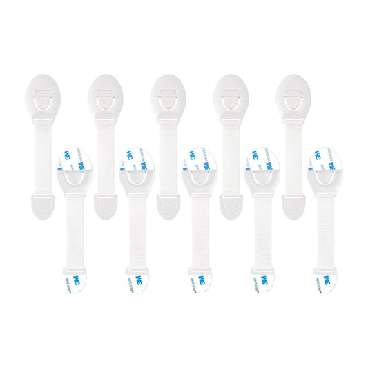 10 Pack Child Safety Ribbon Locks.