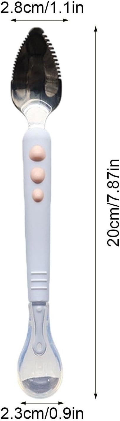 Kids spoons comfort grip kitchen gadgets, Kitchen spoons kids utensils for fruit puree food ice cream home apartment school restaurant travel camping picnic, Durable practical accessory