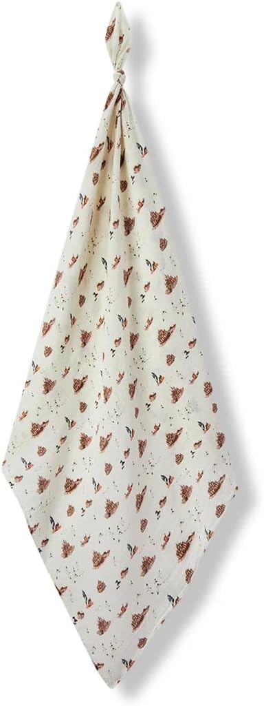 Milkbarn Baby Swaddle Blanket - Soft & Gentle 100% GOTS-Certified Organic Cotton - Nursery Swaddling Blankets for Boys and Girls, Sandcastle