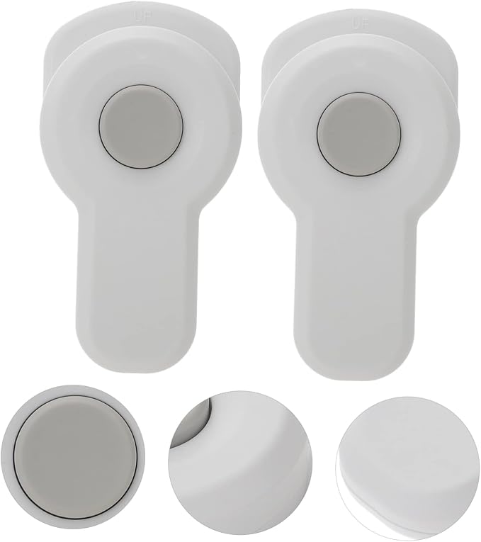 Hemoton 6pcs Safety Oven Lock Proofing Device for Kitchen Easy to Install Self-adhesive Design Material Prevents Accidental Opening of Oven Doors