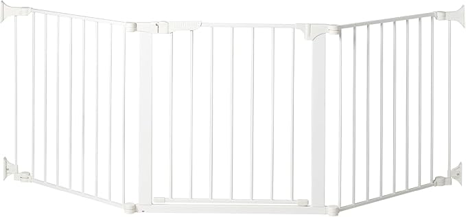 KidCo - Custom Fit Auto Closing ConfigureGate Baby Gate with 30 Inch Door Section, Baby Fence, Safety Gate (White)