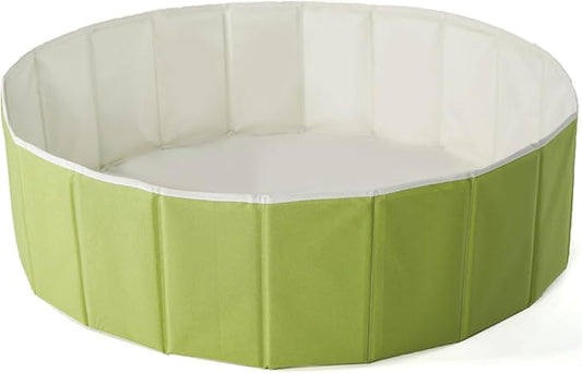 40Inch Kids Ball Pit, Foldable & Portable & Reusable Balls Pool for Toddlers,Playpen/Fence for Baby, Play Pool for Dog, Indoor & Outdoor Use, Oversized(Green Tea)