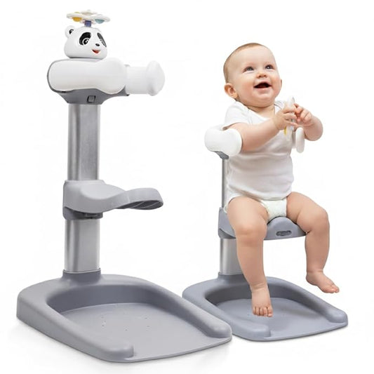 Baby Shower Stand with Built-in Seat | Baby Bath Stand Height-Adjustable Washing Stand for Toddlers | Soporte para Bañera con Asiento
