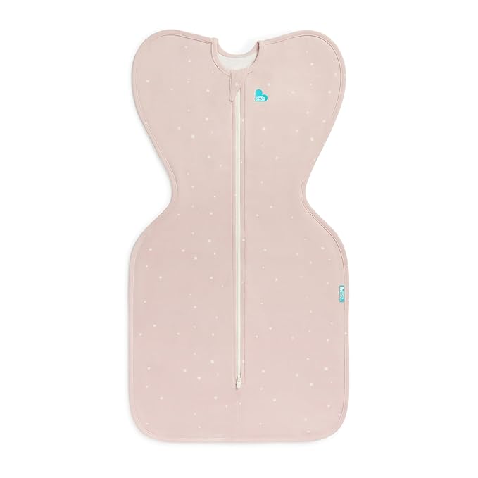 Love to Dream Swaddle UP, Baby Sleep Sack, Self-Soothing Swaddles for Newborns, Snug Fit Helps Calm Startle Reflex, New Born Essentials for Baby, 1.0 TOG, Newborn 5-8.5 lbs, Powder Pink Twinkle