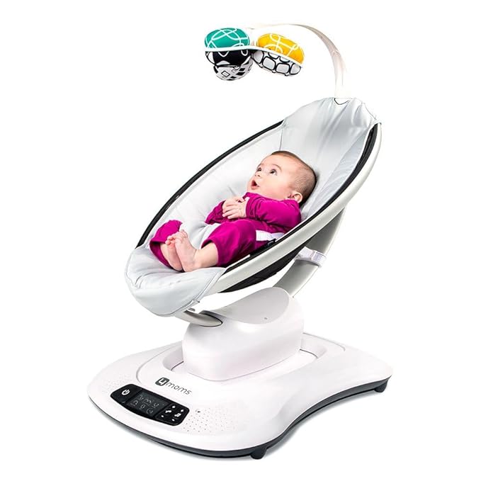 4moms RockaRoo and MamaRoo Infant Insert, Machine Washable, Soft, Plush Fabric, Reversible Design