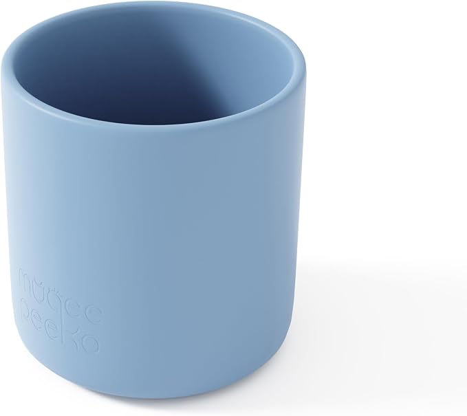 Baby Essentials Silicone Cup in Blue Color for Baby Boys and Toddler Cups - Food Grade Silicone Toddler Cup for Baby cups for Boys Water Cups