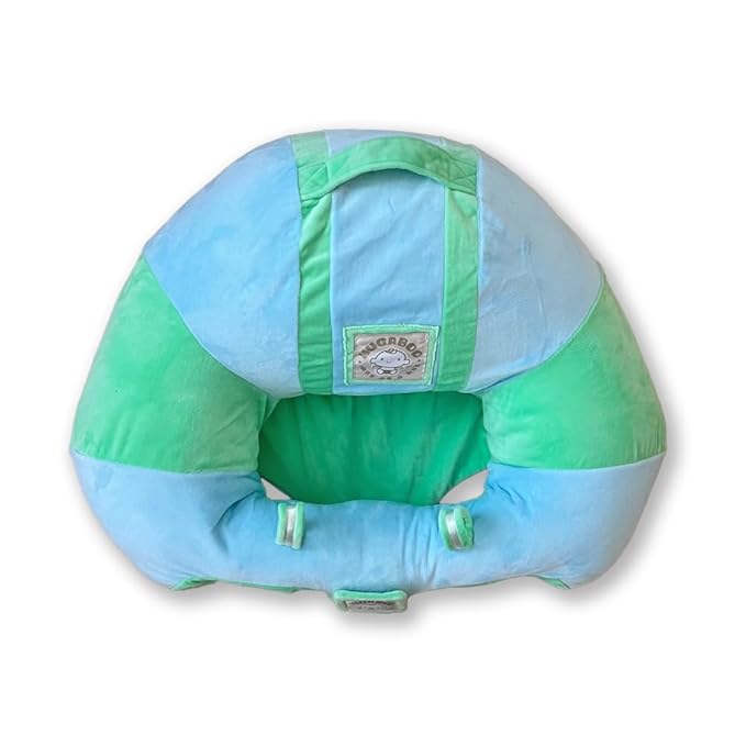 The Original Hugaboo Infant Sitting Chair for babies - Blue N' Green