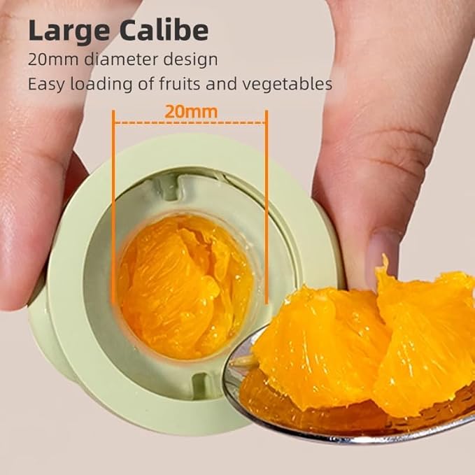 Baby Fruit Feeder Set ??BPA-Free Silicone Fresh Food Feeder with 3 Replacement Teats, Teething Feeder for Fruits & Purees, Safe Self-Feeding for Babies 4+ Months