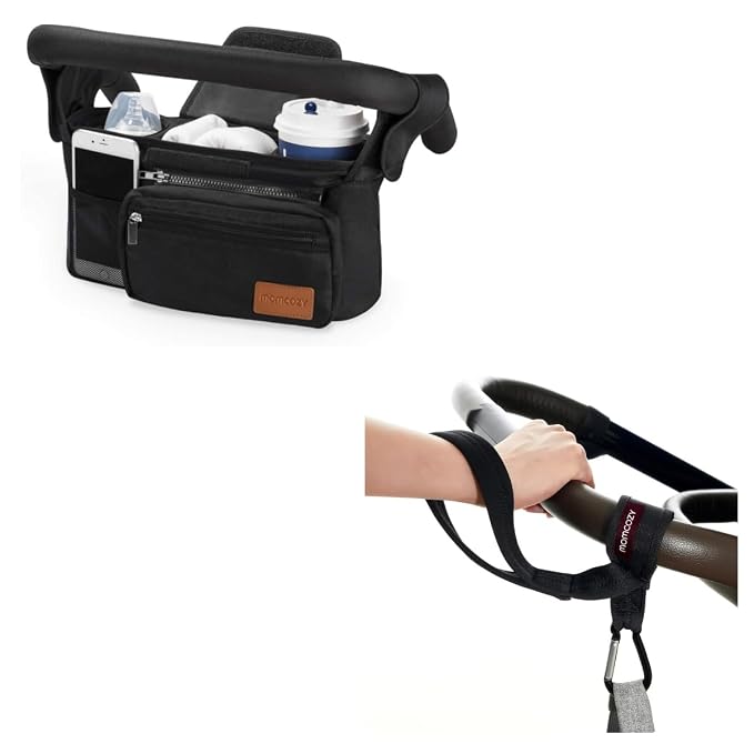 Momcozy Universal Stroller Organizer & Handle Strap for Baby Stroller