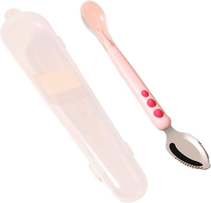 Lightweight Mud Silicone Puree Scrapping Spoons Scraping Practical Fruit Scraper Food Fruits 20.5cm/8-inch Length Gift Small Silicone Spoons for Eating