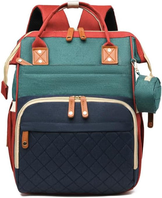 Diaper Bag Backpack, Nappy Bag Gift for Boys/Girl-Mothers Day Gifts,Mommy Bag With USB Charging Port (Cyan)