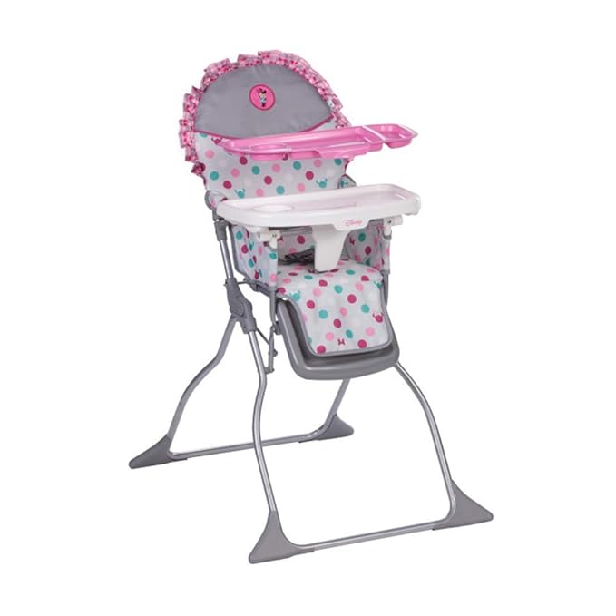 Disney Baby Simple Fold Plus High Chair, Minnie Dot Fun