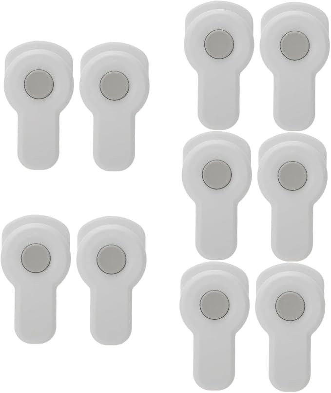 Hemoton 10pcs Childproof Oven Door Lock for Kitchen Easy Installation Self-adhesive Design Prevents Accidental Openings and Finger Injuries