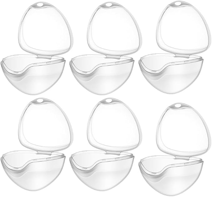 EXCEART Portable Pacifier Box Storage Case Silicone Compact Baby Toy Organizer for Travel Diaper Bag Stroller