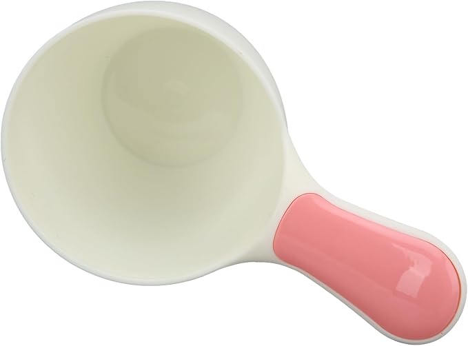 Baby Bath Rinse Cup with Removable Handle for Shower and Hair Washing