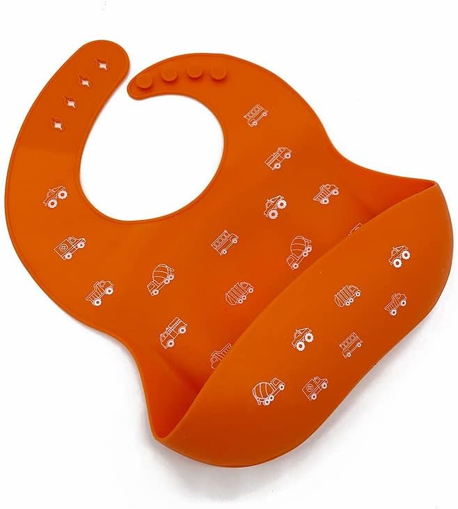 Silicone Baby Bibs Adjustable Fit Baby Bib Waterproof Bibs Baby Eating Supplies Feeding Supplies