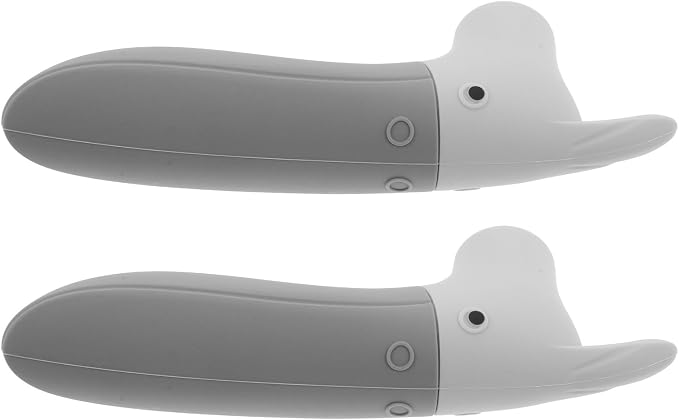 Child Proof Door Handle Covers 2 Pack Silicone Anti-Collision Sleeve Door Knob Protective Pads for Entry Bedroom Doors Wall Protection