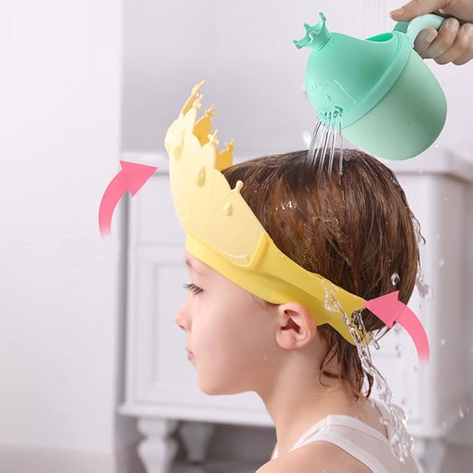 Baby Rinse Cup, Cute Whale Baby Bath Rinser Baby Rinser Pail Shampoo Rinser, Newborn Bath Shower Wash Hair Cup for Rotecting Infant Eyes