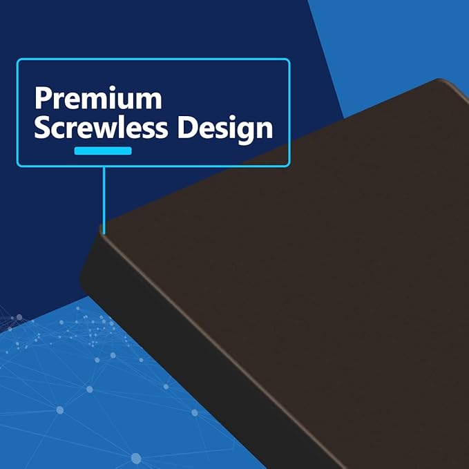 LIDER Blank Wall Plate, Temperature and Impact Resistant, UL Listed, Polycarbonate Thermoplastic, Screwless Design, Matte Finish, Modern Upgrade, Midsize, 1-Gang, 4.88??x 3.11?? Brown, 10 Pack