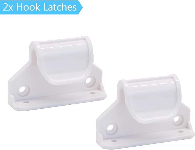KISKIZ Retractable Extra Wide Baby & Dog Gate Kit - Full Set Wall Mount Accessories, Latches, Hooks, Screws, White