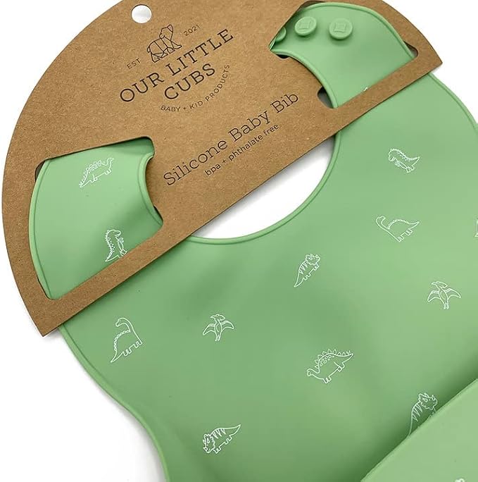 Silicone Baby Bibs Adjustable Fit Baby Bib Waterproof Bibs Baby Eating Supplies Feeding Supplies
