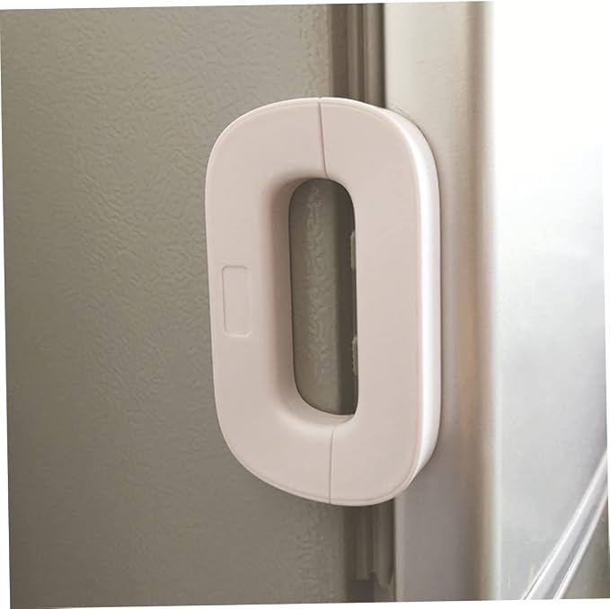 Totority Pinch Safety Locks Lock Tight for Refrigerator Freezer Cabinet Doors Multipurpose Childproof Grey