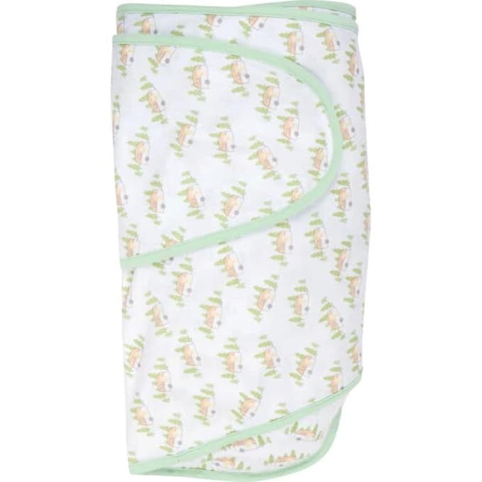 Miracle Blanket Swaddle Wrap – Help Your Newborn Sleep Longer – Soft & Secure Sleep Sack for Infants – Easy-to-Use Swaddling Blanket for a Calm Baby (Pink & Gray Chevron)