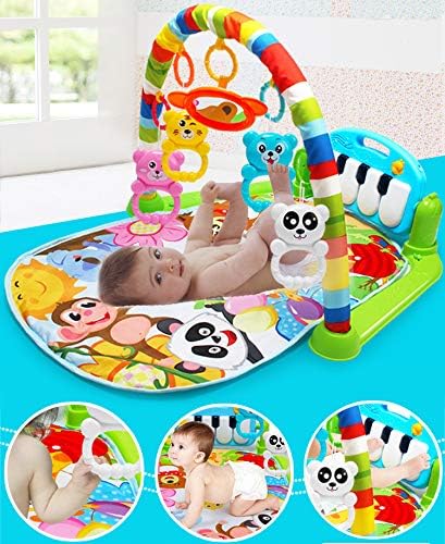 Baby Kick 'n Play Piano Gym Toys Colourful Musical Play Gym Playgym Piano Play Mats Playmat Animal
