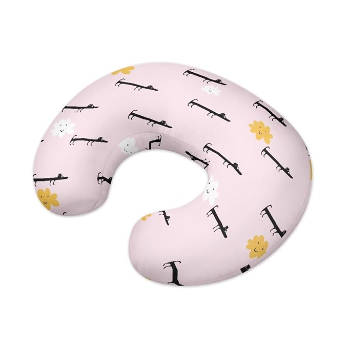 Dachshund Nursing Pillow Cover, Premium Quality Soft Breast Feeding Pillow Covers Great for Breastfeeding Moms