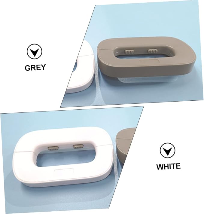 Totority Pinch Safety Locks Lock Tight for Refrigerator Freezer Cabinet Doors Multipurpose Childproof Grey