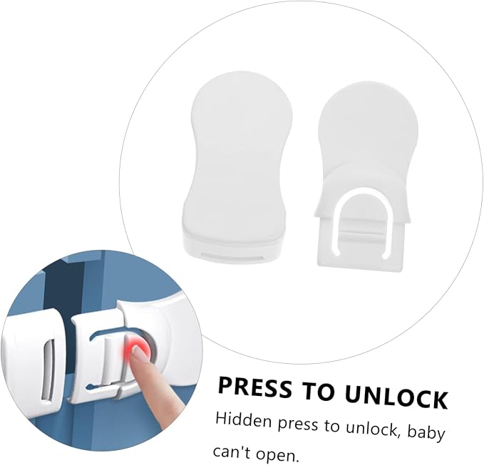 18pcs Proofing Latch for Boys and Girls Babyproof Cabinet Locks Magnetic Door Locks Easy Install Safe and Gentle
