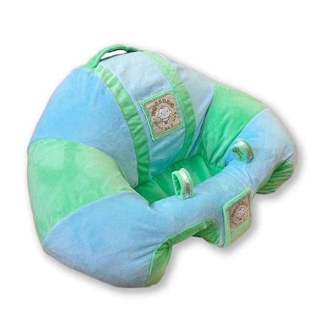 The Original Hugaboo Infant Sitting Chair for babies - Blue N' Green