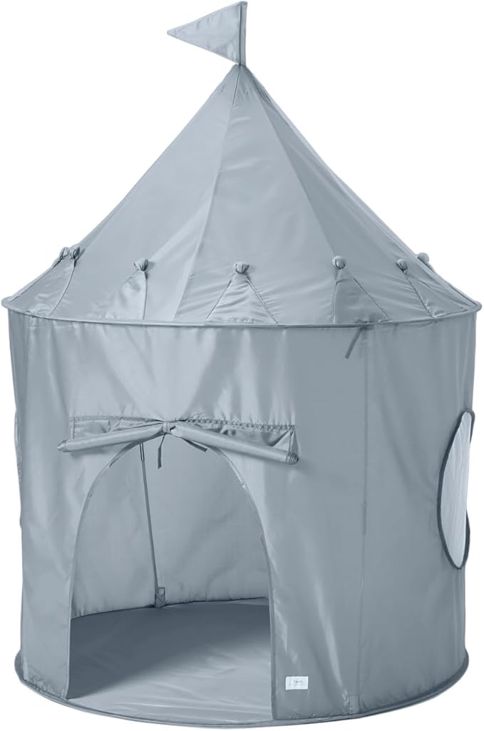 3 Sprouts Kids Play Tent - Sustainable Recycled Fabric ??Fun Spacious Childs Playhouse for Indoor Games for Boys & Girls - Durable Fort Pop Up House for Toddlers & Children Age 3-10 - Blue
