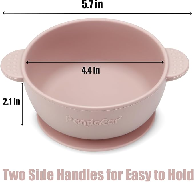 PandaEar 3 Pack Toddler Plates & Baby Bowls