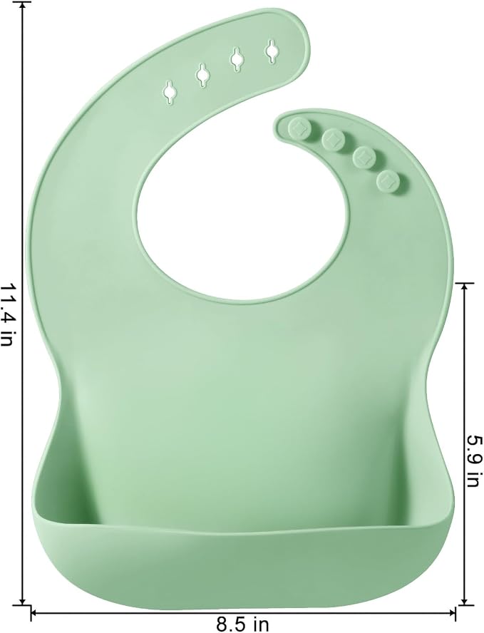 PandaEar Silicone Baby Feeding Set - 6-12 Months | LED Weaning Supplies - Bib + Plate with Suction + Cup + Bowls and Spoon