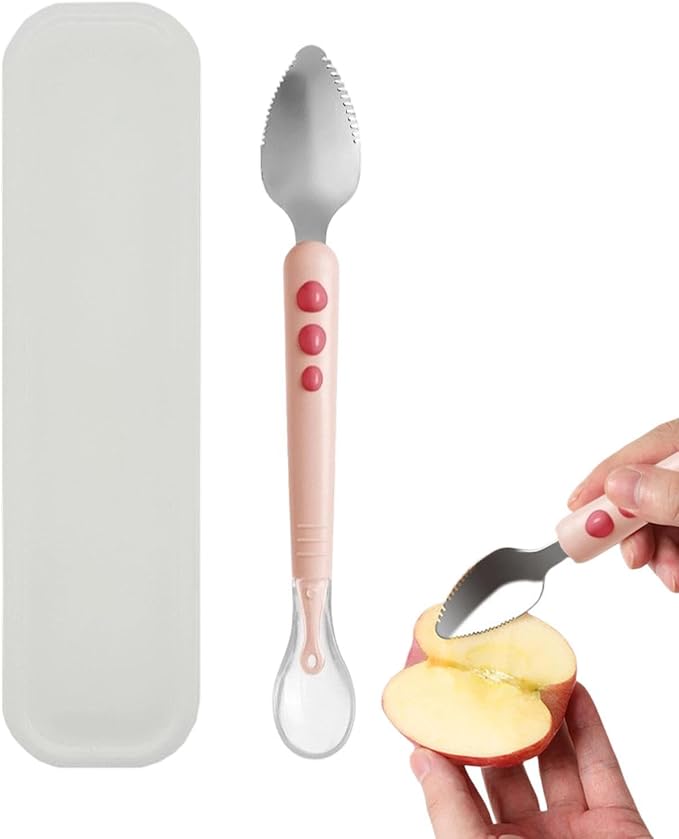 Kids spoons comfort grip kitchen gadgets, Kitchen spoons kids utensils for fruit puree food ice cream home apartment school restaurant travel camping picnic, Durable practical accessory