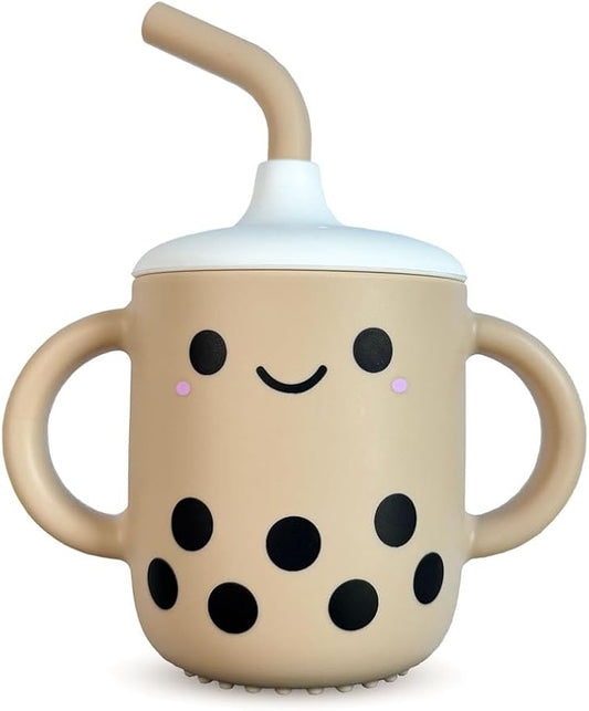 Barks & Babbles Boba Baby Silicone Training Sippy Cup