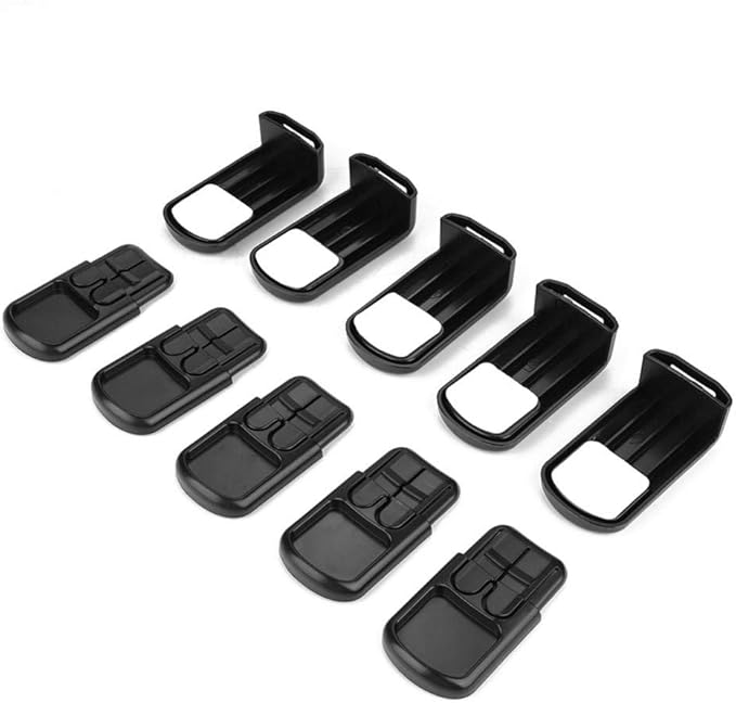 Fdit 5Pcs Baby Safety Cabinet Locks Cabinet Drawer Door Locks Kids Children Safety Lock for Drawer Door Cabinet (Black)