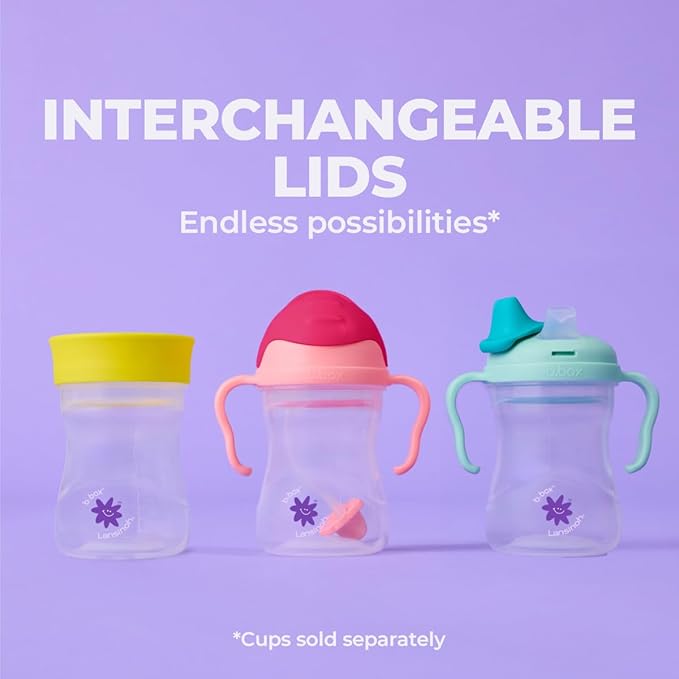 Lansinoh b.box Toddler Training Cup (Ages 12+ Months) | Free-Flow Transition Cup for Toddlers Learning to Drink | BPA-Free, Dishwasher Safe | 8 oz | Blueberry