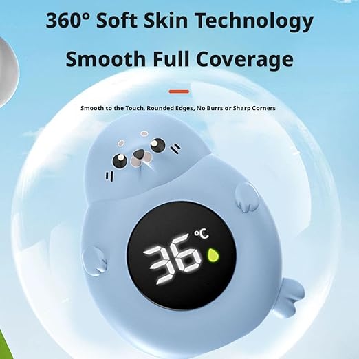 Baby Bath Thermometer for Infants,Cute Seal Digital Infant BathtubThermometer,Digital Floating Water Thermometer with LED Display,Waterproof,for Infant Bathtub Safety,NewbornBath Essentials Gift
