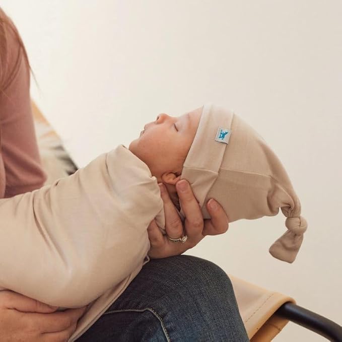 Little Unicorn Premium Stretch Knit Swaddle & Hat Set | Ultra-soft with optimal stretch for newborns | Giftable set (Terracotta)