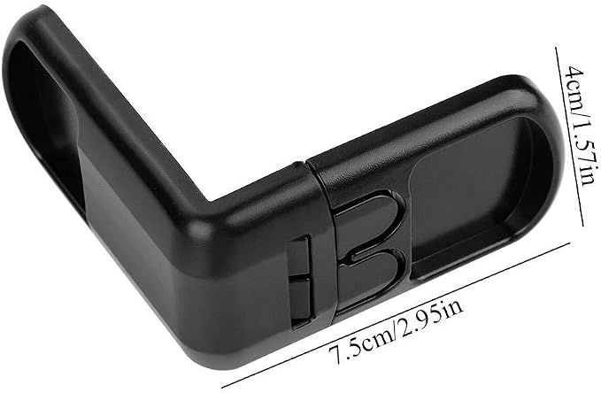 Fdit 5Pcs Baby Safety Cabinet Locks Cabinet Drawer Door Locks Kids Children Safety Lock for Drawer Door Cabinet (Black)