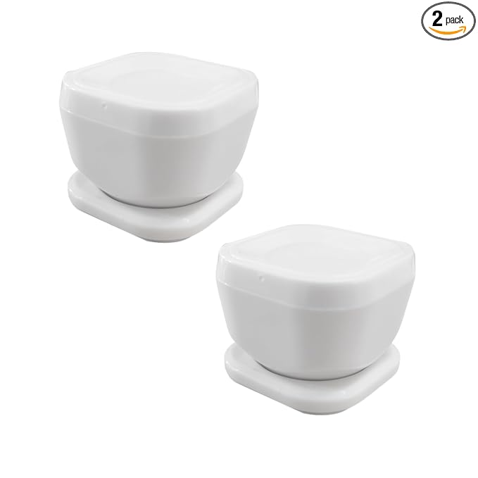 BABY TRUST 2 Pack Replacement Key for Magnetic Cabinet Lock, Baby Proofing Extra Strong Magnet, Key Holder Included, White