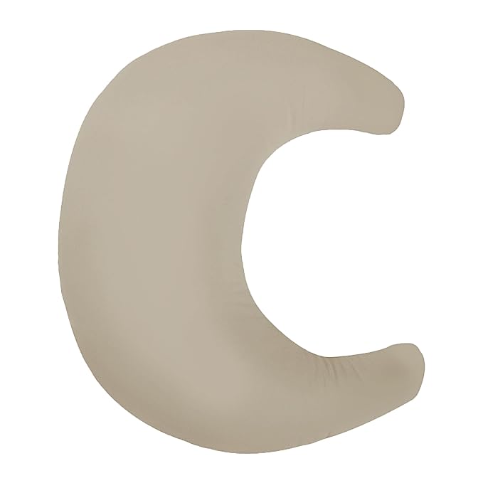 snuggle me Organic Nursing Pillow (New 2025 Design) | Bottle & Breastfeeding Pillow with Organic Cotton Cover & Fiberfill, Machine Washable Feeding Pillow, Newborn Essentials Must Haves (Birch) - v2